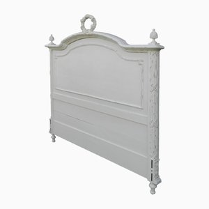 Antique 19th Century Painted Bed Headboard