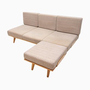 Mid-Century Corner Folding Sofa by František Jirák for Tatra Furniture, 1960s