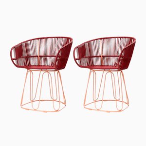 Purple Circo Dining Chair by Sebastian Herkner, Set of 2