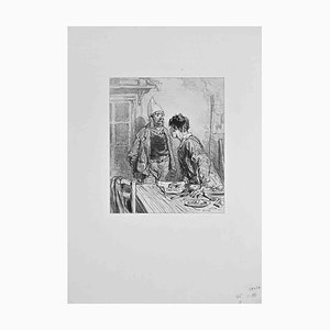 Litografia di Paul Gavarni, And Quando hai preso la Lombardia!, XIX secolo