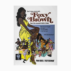 Diamond, Foxy Brown, Original Mixed Media on Canvas, 2017