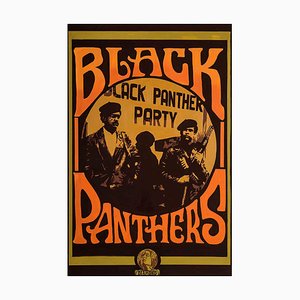 Diamond, Black Panthers Party, Original Mixed Media on Canvas, 2017