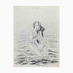 Venus Goddess, dibujo original, principios del siglo XX