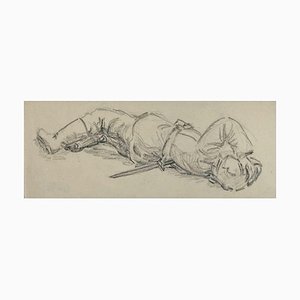 The Injured Soldier, disegno originale, inizio XX secolo