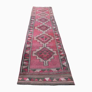 Türkischer Vintage Teppich Läufer
