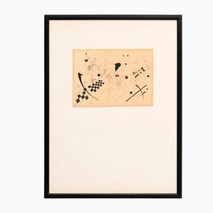 Wassily Kandinsky, Abstract Etching, 1960s, Framed