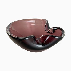 Italian Purple Bowl in Murano Glass, 1970s