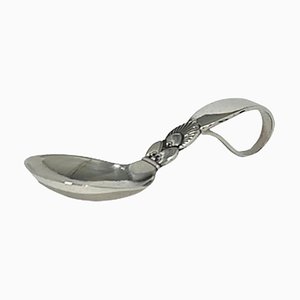 Small Danish Cactus Tea Spoon in Silver from Georg Jensen, 1932