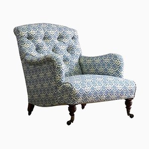 19th Century English Bridgewater Armchair from Howard & Sons, 1840s
