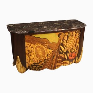 Art Deco Style Sideboard with Marble Top