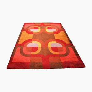 Geometric Wool Carpet, 1970s