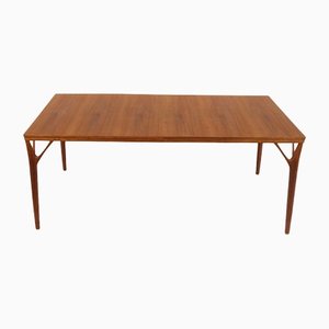 Mesa de comedor extensible danesa vintage de Helge Vestergaard-Jensen para Søren Horn