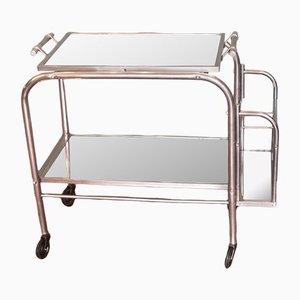 French Art Deco Bar Trolley, Side or Coffee Table, 1940s