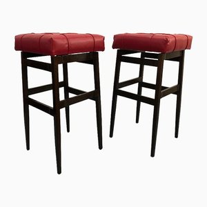 Mod. 112 Stools by Gianfranco Frattini for Cassina, 1960s, Set of 2