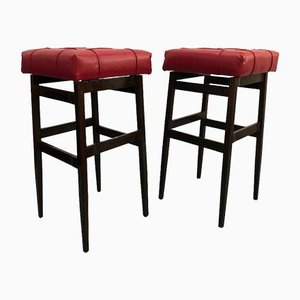 Set of Mod. 112 Stools by Gianfranco Frattini for Cassina, 1960s