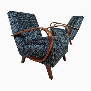 Armchairs by Jindrich Halabala for UP Závody, 1950s, Set of 2