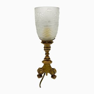 Lampade da comodino Deco in bronzo, set di 2