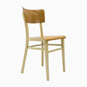 Frankfurt Kitchen Chairs in Wood from Ton, 1960s, Set of 2