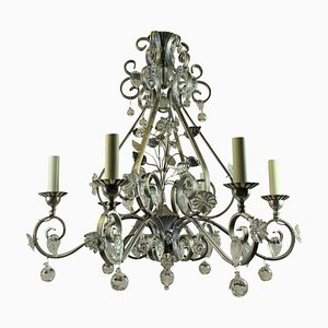 Mid-Century Chandelier in the Style of Maison Bagues