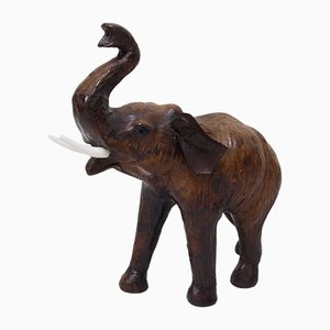 Leather Elephant Figure, 1960s