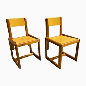 Französische Stühle von André Sornay, 1950er, 2er Set