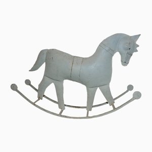 Cheval Vintage en Métal, 1970s