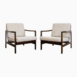 Set of B-7522 Armchairs by Zenon Bączyk, 1960s