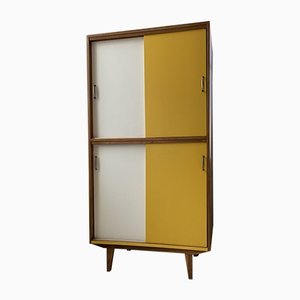 Vintage Two-Tone Sliding Cabinet, 1960s