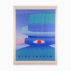 Jean-Michel Folon, Blue Shadow, Serigraph