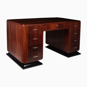 French Art Deco Rosewood Desk