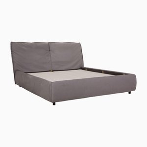 Gray Yup! Cubic Fabric Double Bed