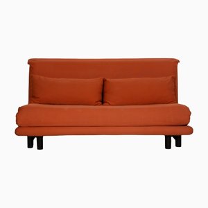 Canapé Trois Places en Tissu Orange avec Fonction Canapé-Lit de Ligne Roset