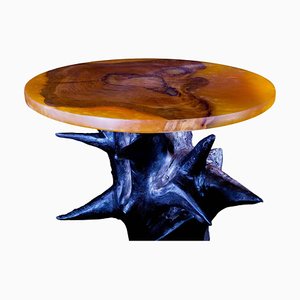Aquila Cherry and Walnut Table by Biome Design