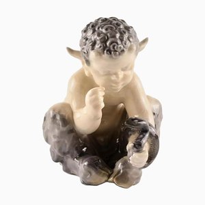 Figurine Faun with a Snake from Royal Copenhagen