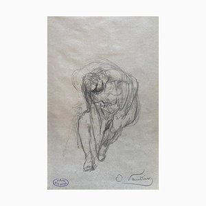 Otto Vautier, L'habillage, 1910, Bleistift auf Papier