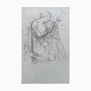 Otto Vautier, L'envol, 1910, Crayon sur Papier