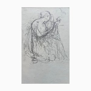 Otto Vautier, L'envol, 1910, Pencil on Paper