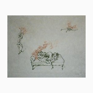 Hans Bellmer, Chiselled Oeillades 12, 1972, Radierung