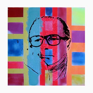Pyb, President Chirac, 2019, Mixed Media on Canvas