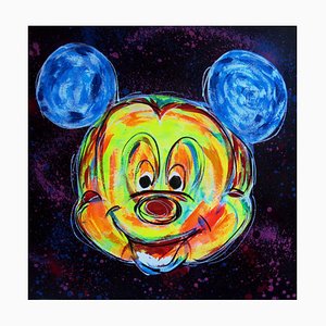 Pyb, Mickey Pop Art, 2019, Mixed Media on Canvas