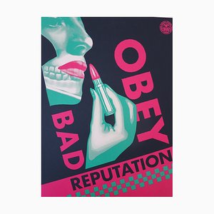 Shepard Fairey (Obey), Bad Reputation Black, 2019, Silkscreen