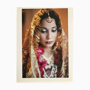 Sabrina & Roland Michaud, Muslim Bride in Lahore, Pakistan, October, 1981, Screenprint