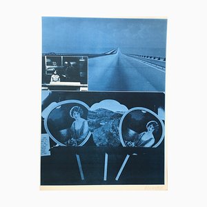 Jacques Monory, Usa Road, 1976, Serigraphie