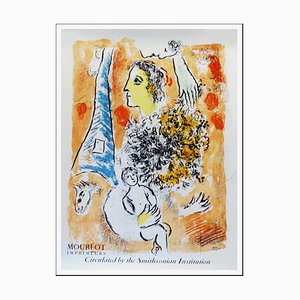 Marc Chagall, Circulé par la Smithsonian Institution, 1964, Affiche originale