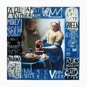 Spaco, Latte Vermeer, 2021, Mixed Media on Canvas