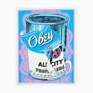 Shepard Fairey (Obey), All City Propaganda Soup Can IV, 2009, Siebdruck
