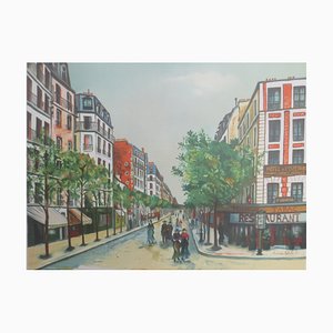 After Utrillo Maurice, The Hotel of Hope, Lithograph