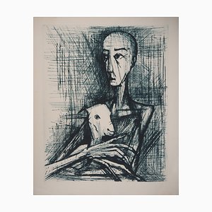 Bernard Buffet, Apokalypse, Saint Jean in Lamb, 1961, Original Radierung