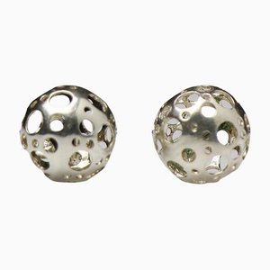 Leppäkerttu Silver Earrings by Lisa Vitali, Set of 2
