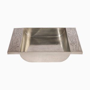 Pewter Athena Tray by Oscar Antonsson for Ystad Metal, 1937